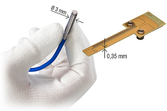 最小の設置スペースでの組み込み