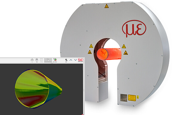 3D profile measurement of long products 