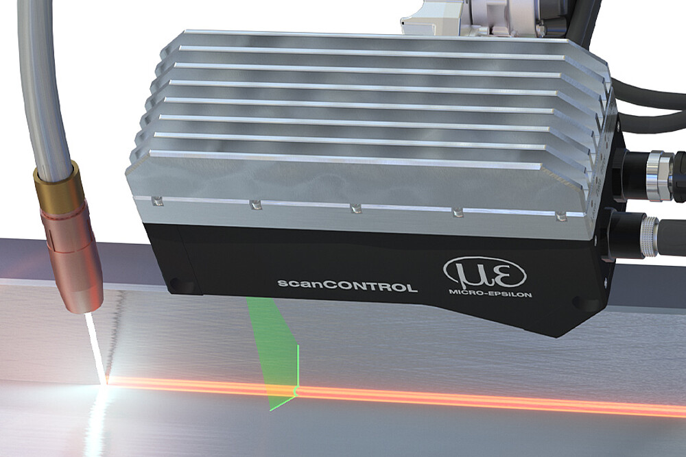 溶接工程用のレーザスキャナ