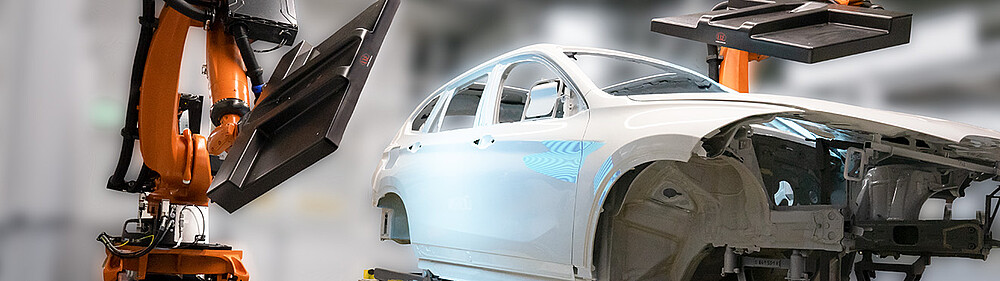 完全オートメーションによる車両ボディと取り付け部品の塗装不良チェック