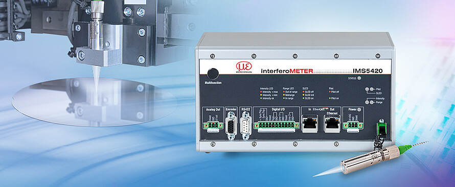 hochpräzise Wafer-Dickenmessung mit interferoMETER