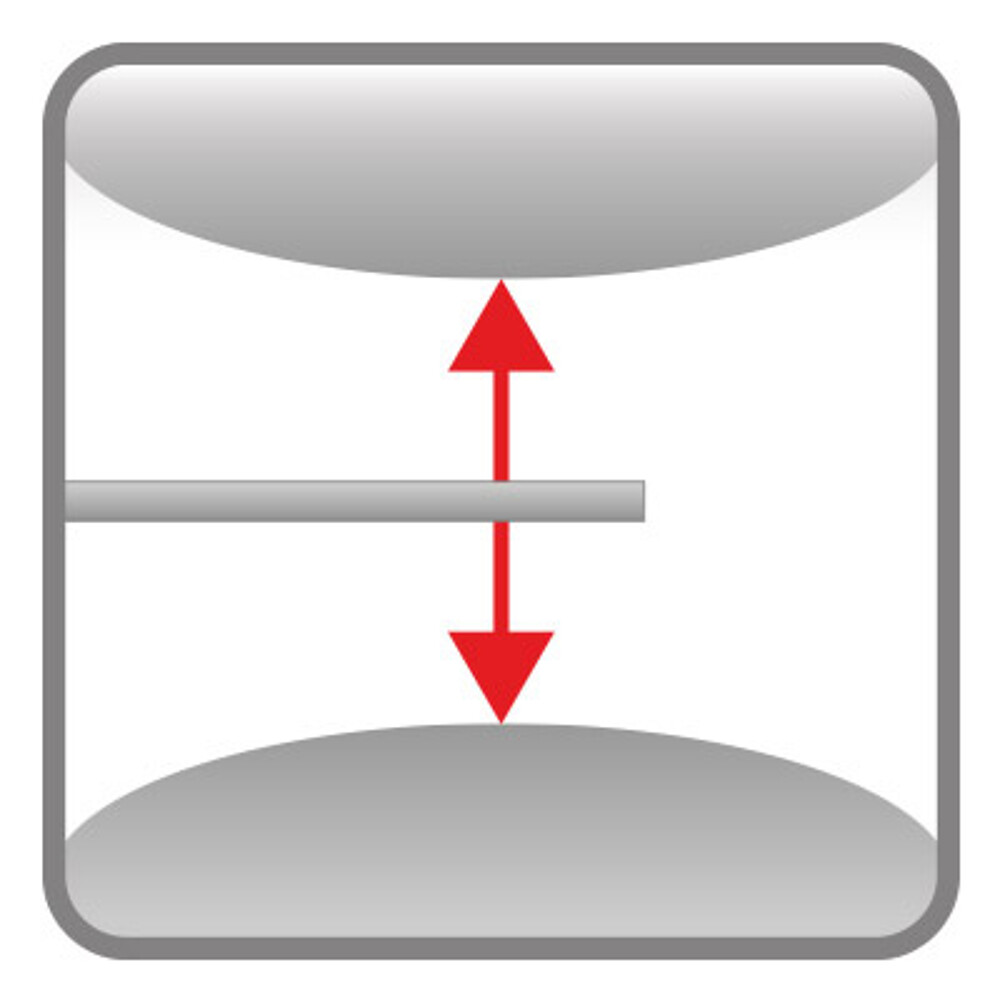 曲面における両面ギャップ測定