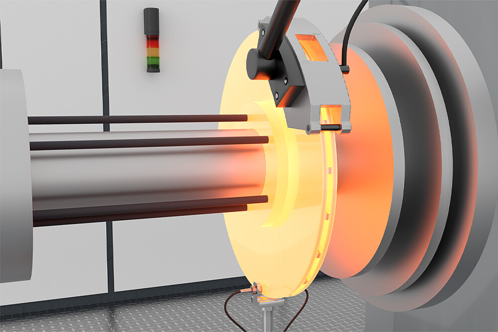 ブレーキディスクの厚み測定 