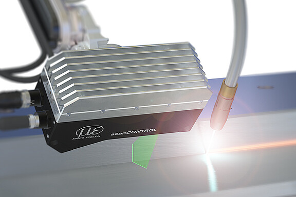 溶接経路監視用のレーザスキャナ