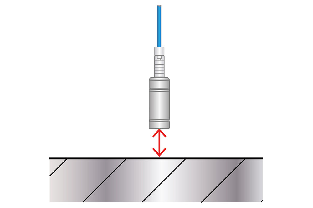 静電容量式センサによる距離測定