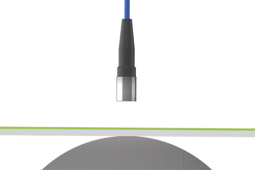 Non-contact thickness measurement 